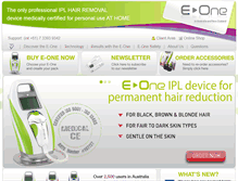 Tablet Screenshot of e-one.com.au